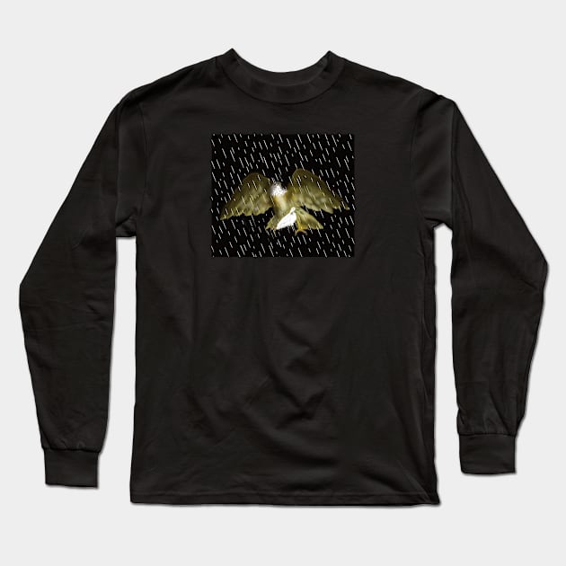 EAGLE and DOVE Long Sleeve T-Shirt by Salzanos